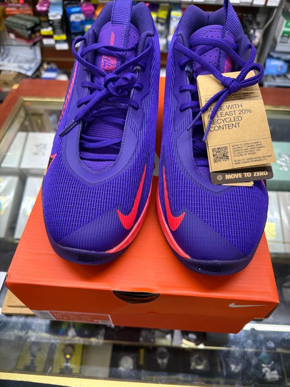 Nike GT Jump Academy Wild Grape Basketball Shoes Mens 10